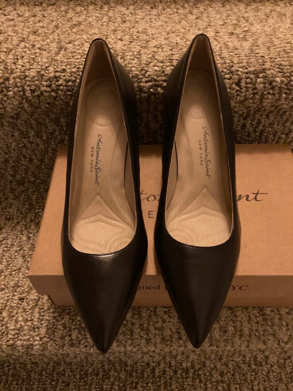Antonia Saint NY - The All Occasion Pump Heel Size 9 Navy Blue Brand New - Picture 8 of 8